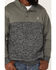 Image #3 - Hooey Men's Stevie 1/4 Snap Pullover, Charcoal, hi-res