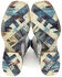 Image #3 - Tin Haul Women's Twisted Southwestern Print Western Boots - Broad Square Toe, White, hi-res
