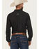 Image #4 - Ariat Men's Seymour Geo Print Long Sleeve Button-Down Western Shirt, Black, hi-res