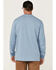 Image #4 - Hawx Men's Forge Long Sleeve Work T-Shirt, Light Blue, hi-res