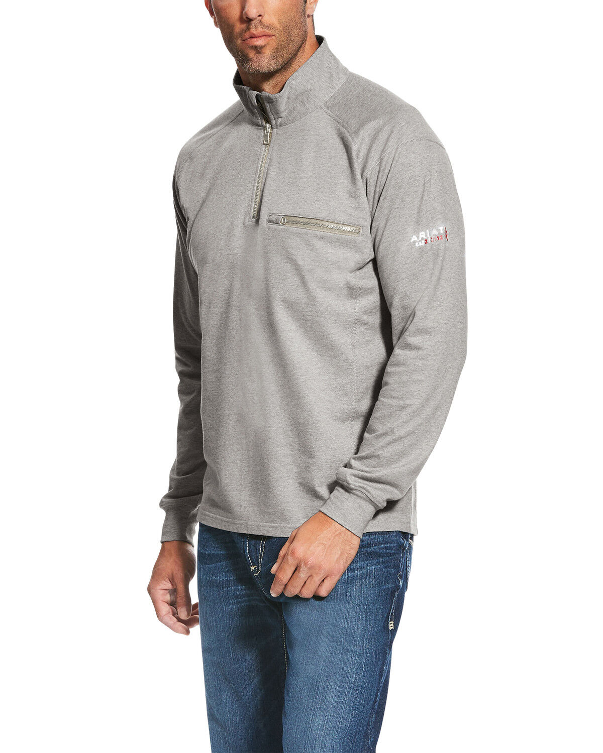 Image #1 - Ariat Men's FR Rev 1/4 Zip Work Pullover, , hi-res