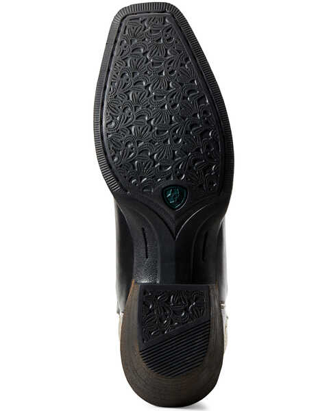 Image #5 - Ariat Women's Round Up Western Performance Boots - Square Toe, Black, hi-res