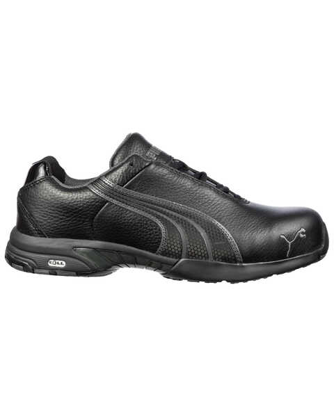 Puma Safety Women's Velocity Work Shoes - Steel Toe, Black, hi-res
