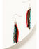 Image #3 - Shyanne Women's Dakota Longhorn Beaded Jewelry Set - 2 Piece, Silver, hi-res