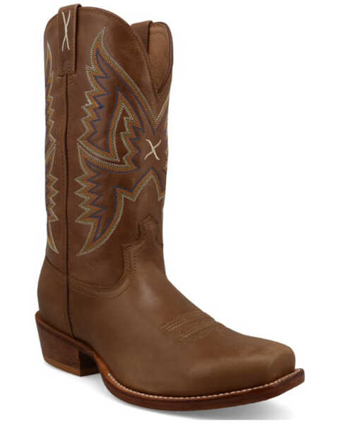 Twisted X Men's 12" Tech X™ Western Boots - Square Toe , Tan, hi-res