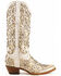 Image #2 - Ferrini Women's Bliss Western Boots - Snip Toe, White, hi-res