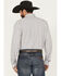 Image #4 - Cinch Men's Plaid Print Long Sleeve Button-Down Western Shirt, White, hi-res