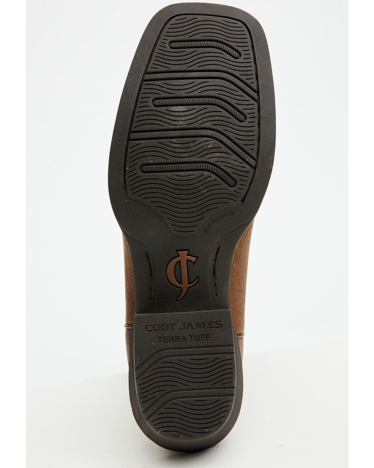 Image #7 - Cody James Men's Montoya Performance Western Boots - Broad Square Toe, Brown, hi-res