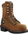 Ariat Men's Powerline H20 8" Lace-Up Work Boots - Composite Toe, Brown, hi-res