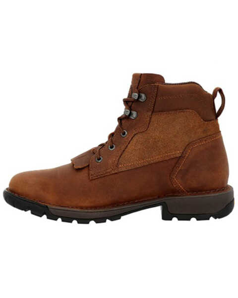 Image #3 - Rocky Men's Legacy 32 Lace-Up Waterproof Soft Work Boots - Broad Square Toe , Brown, hi-res