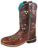 Image #1 - Smoky Mountain Women's Floralie Western Boots - Square Toe, , hi-res