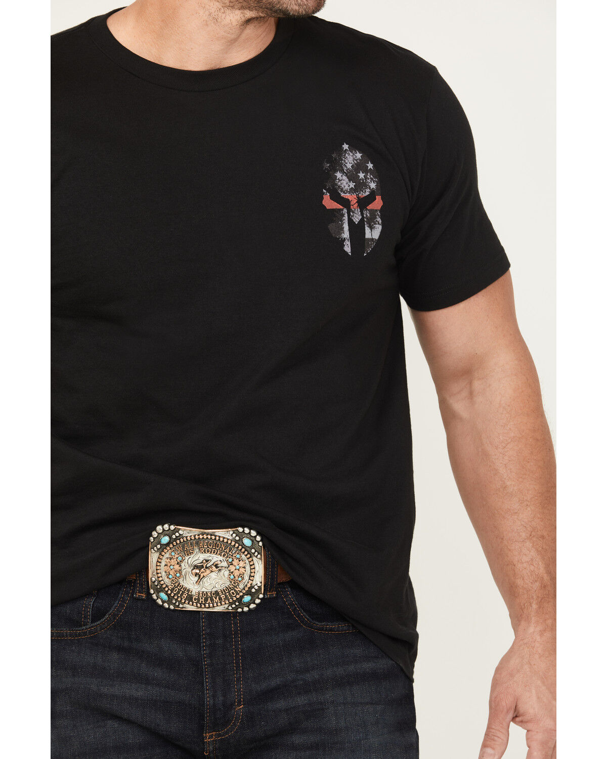 Image #3 - Howitzer Men's No Fear Short Sleeve Graphic T-Shirt, Black, hi-res