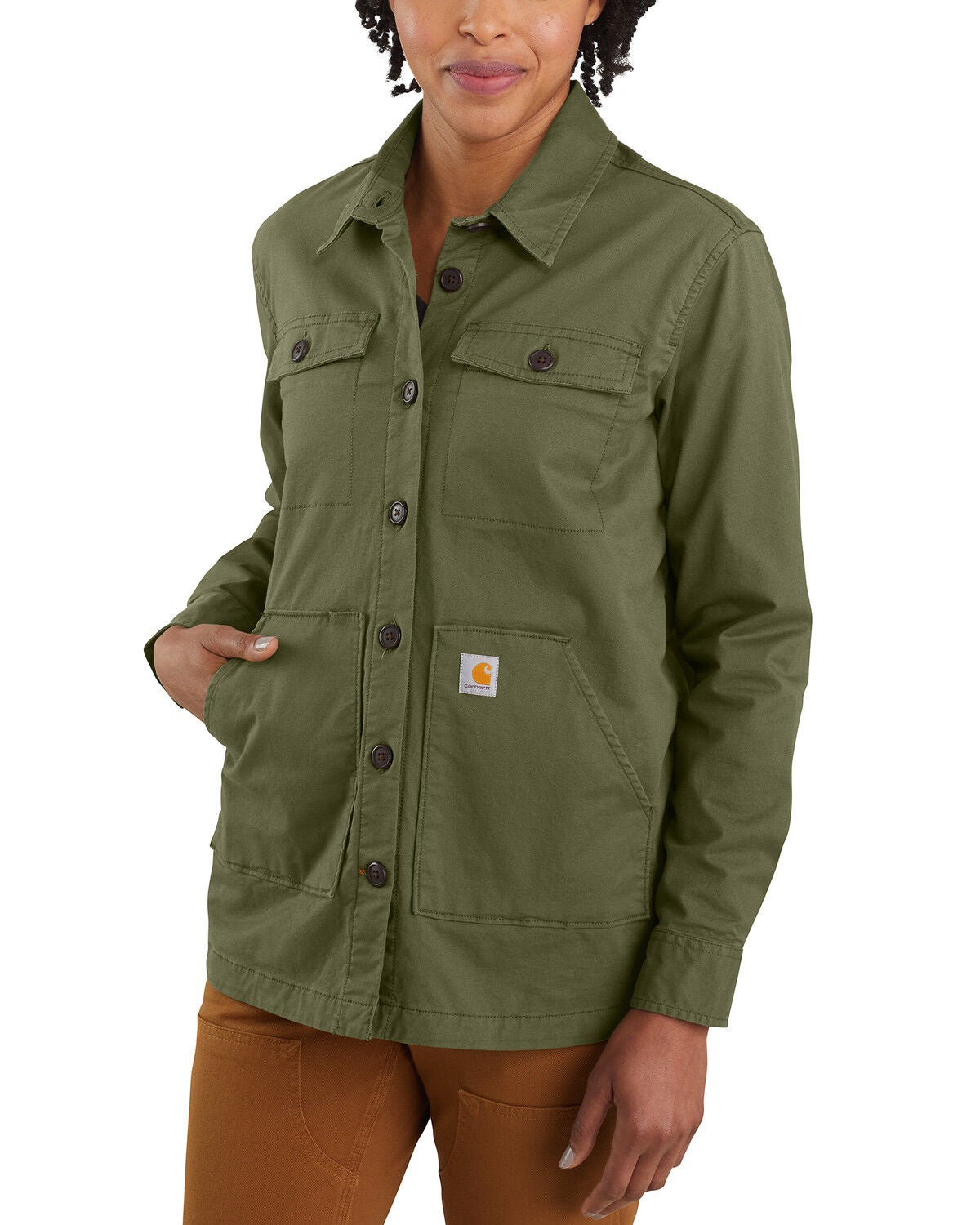 carhartt button down jacket