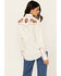 Image #4 - Rockmount Ranchwear Women's Vintage Floral Embroidered Long Sleeve Snap Western Shirt , Ivory, hi-res