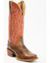 Image #1 - Justin Women's Breaking News Western Boots - Square Toe, Tan, hi-res