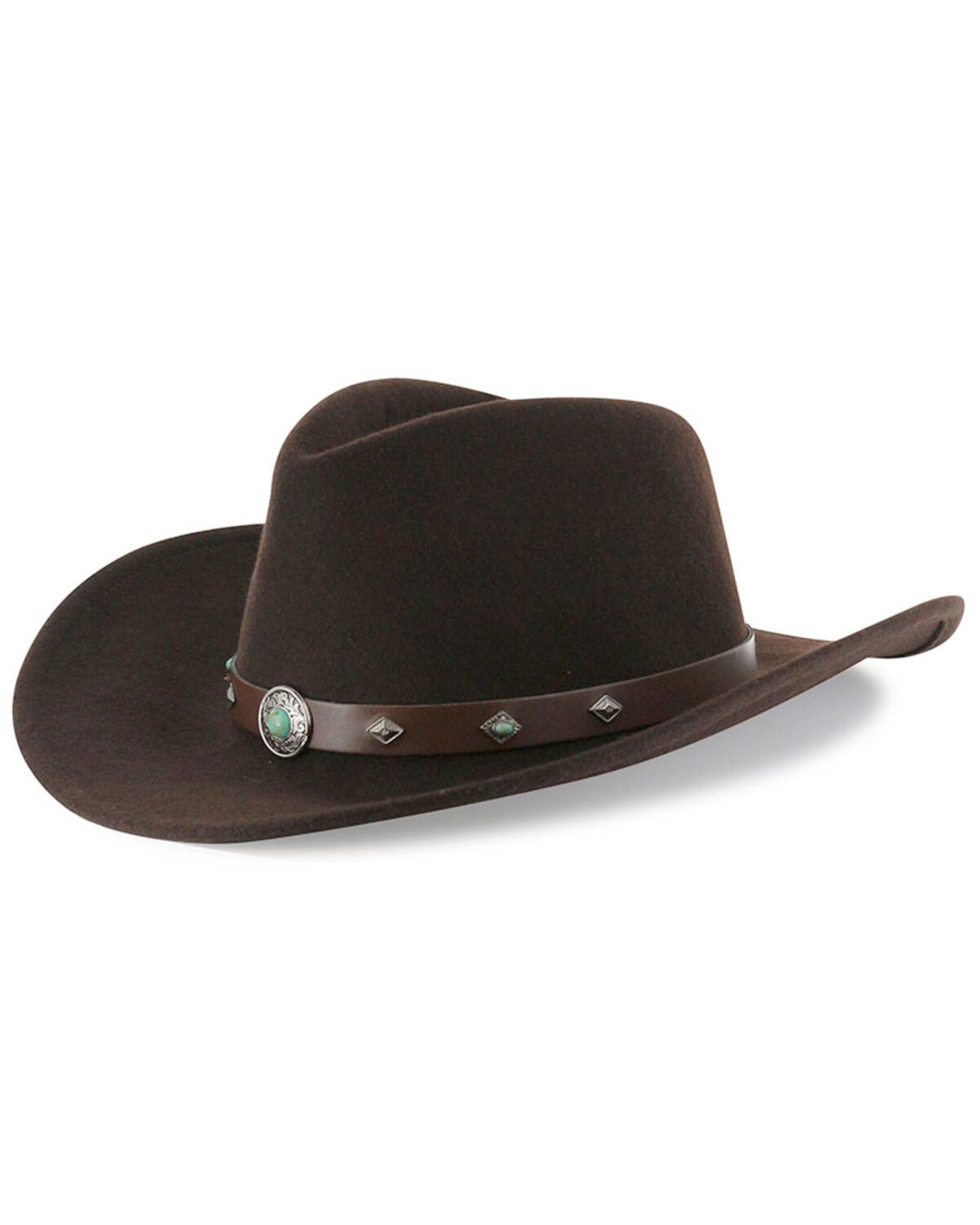 Image #1 - Cody James Men's Santa Ana Felt Western Fashion Hat, Brown, hi-res