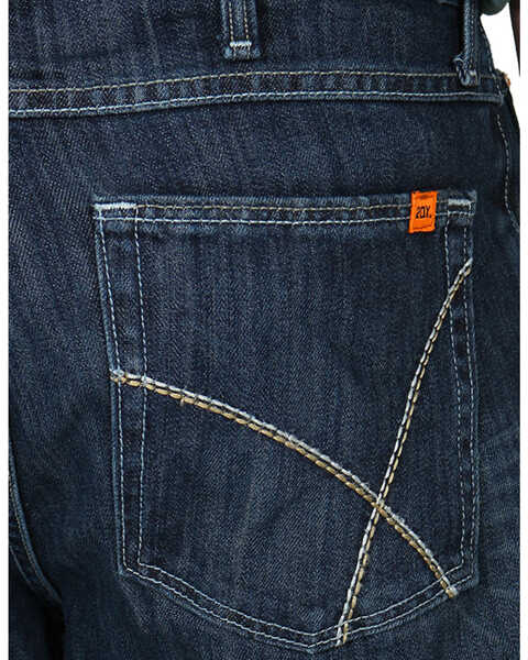 Wrangler Men's 20X 42 Vintage Bootcut Flame-Resistant Work Jeans, Denim, hi-res