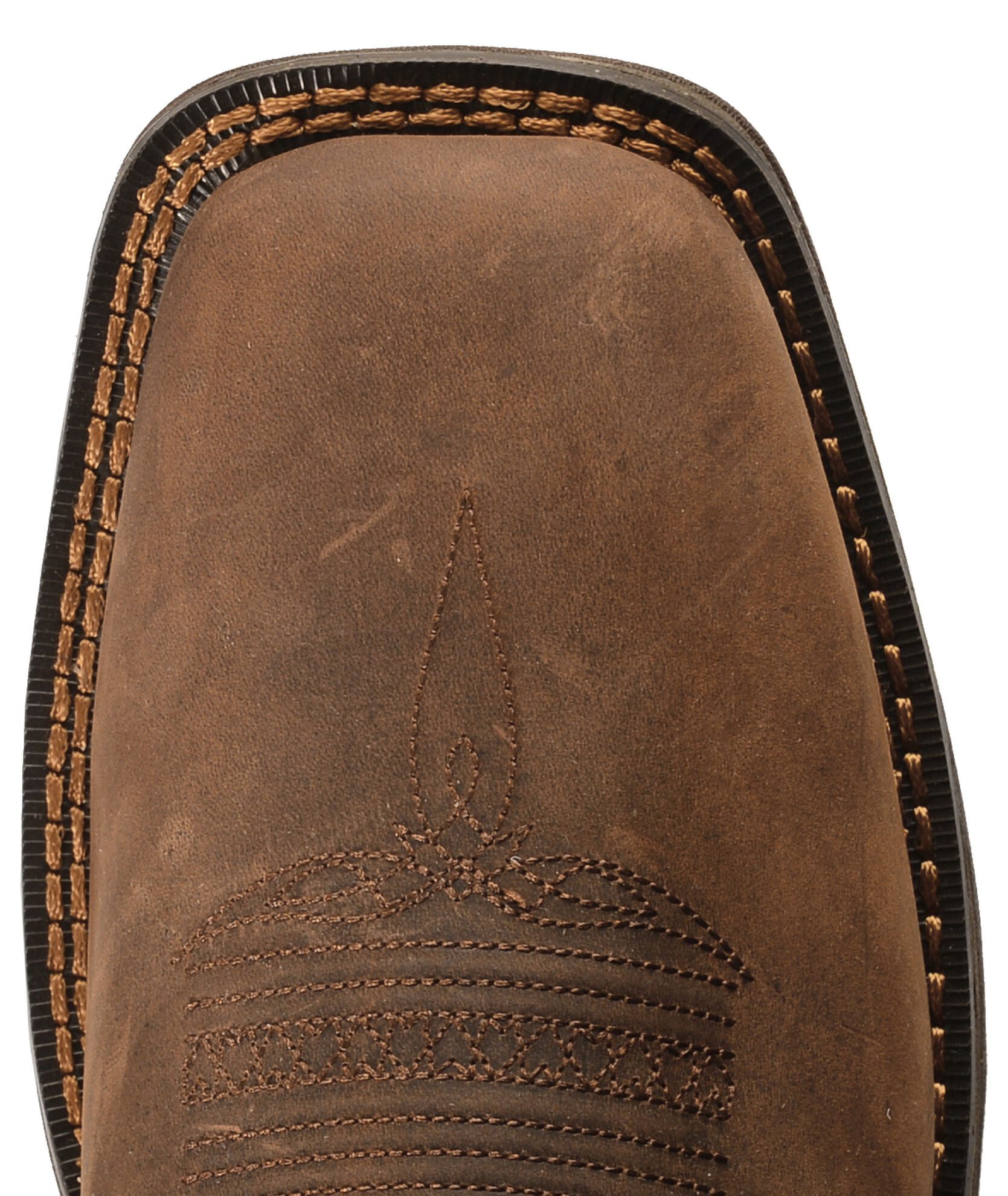 Image #6 - Durango Men's Rebel American Flag Western Boots - Broad Square Toe, Brown, hi-res