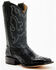 Image #1 - Cody James Men's Exotic Full Quill Ostrich Western Boots - Broad Square Toe, Black, hi-res
