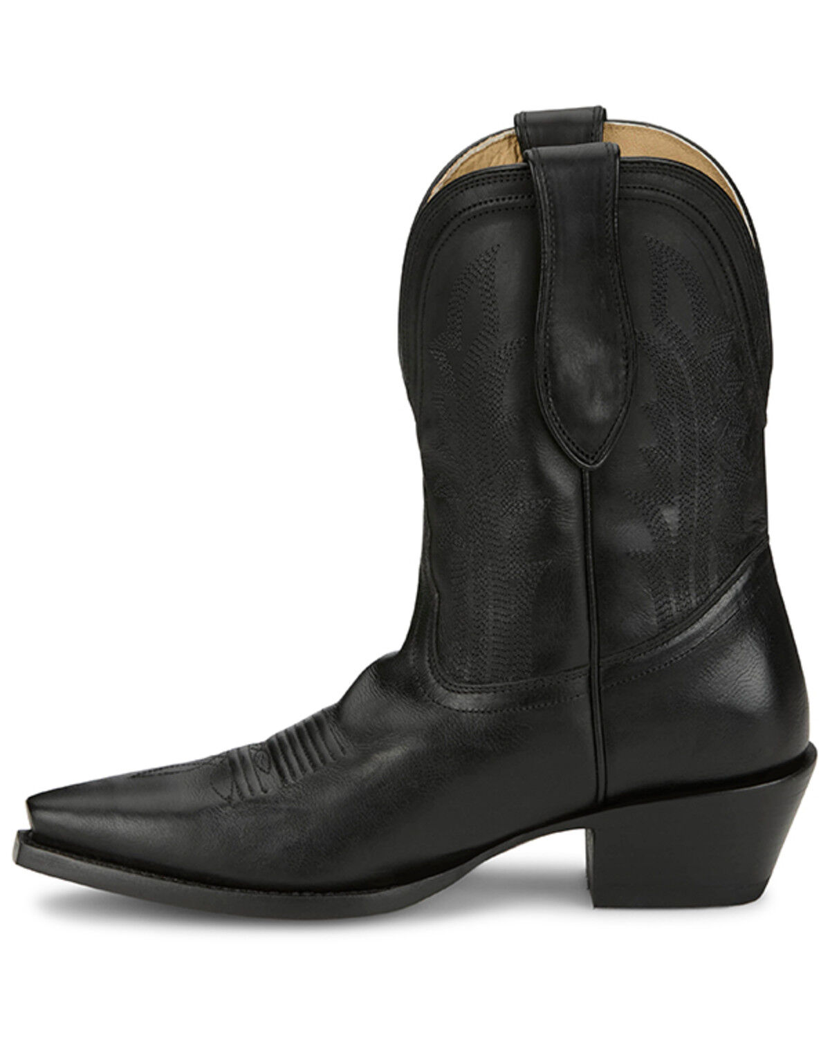Image #3 - Tony Lama Women's Areli Western Booties - Snip Toe, Black, hi-res