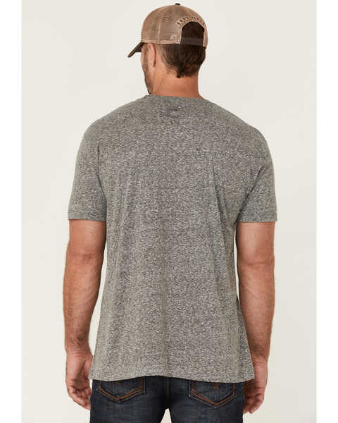 Image #4 - Flag & Anthem Men's Gray Flag Short Sleeve Graphic T-Shirt, Grey, hi-res