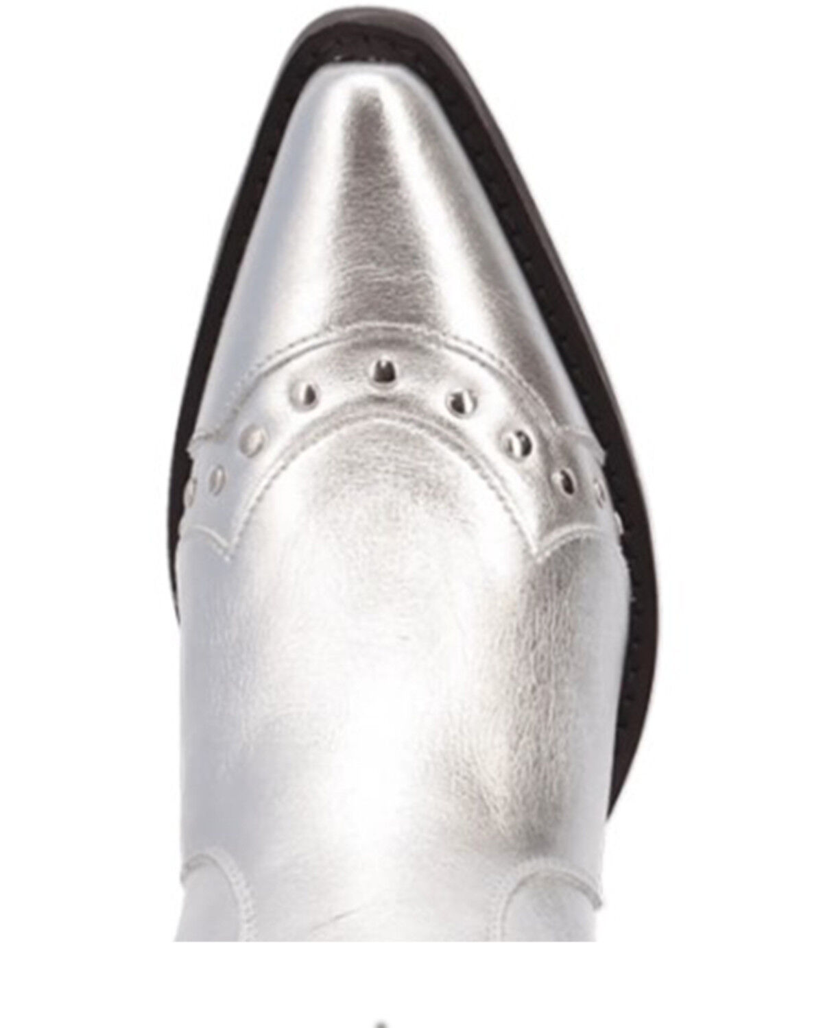 Image #6 - Dingo Women's Sweet Treat Metallic Western Boots - Snip Toe, Silver, hi-res