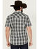 Image #4 - Moonshine Spirit Men's Macho Plaid Print Short Sleeve Snap Western Shirt, White, hi-res