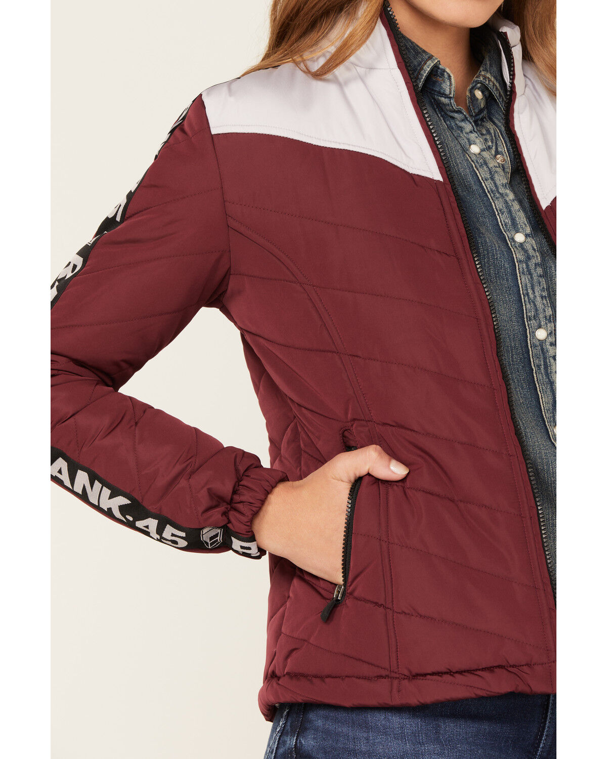 Image #3 - RANK 45® Women's Western Performance Puffer Jacket, , hi-res