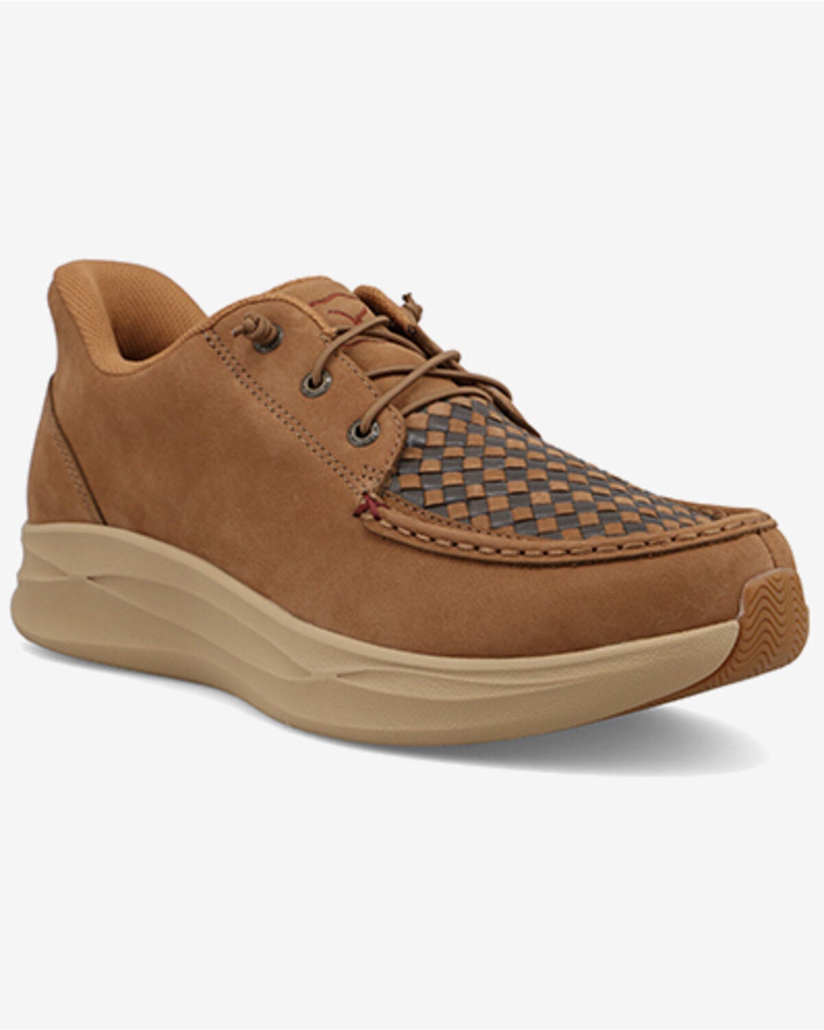 Twisted X Men's Feather X&trade; Forged Iron EZ On Casual Shoes - Moc Toe, Camel, hi-res