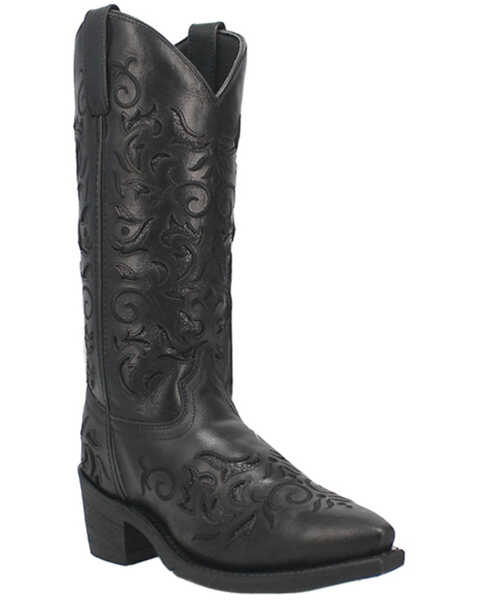 Laredo Women's Night Sky Western Boots - Snip Toe, Black, hi-res