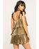 Image #2 - Show Me Your Mumu Women's Pleated Suarez Tie Mini Dress, Gold, hi-res