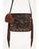Image #2 - Shyanne Marlowe Tooled Leather Heart Coin Purse Bag Charm, Brown, hi-res