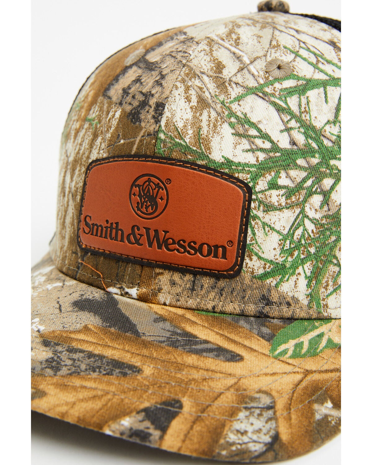 Image #2 - Smith & Wesson Men's RealTree Edge Ball Cap, Camouflage, hi-res