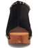Image #4 - Dingo Women's Echo Wooden Sandals, Black, hi-res