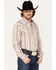 Image #2 - Cody James Men's Alpina Striped Long Sleeve Snap Western Shirt, Cream, hi-res