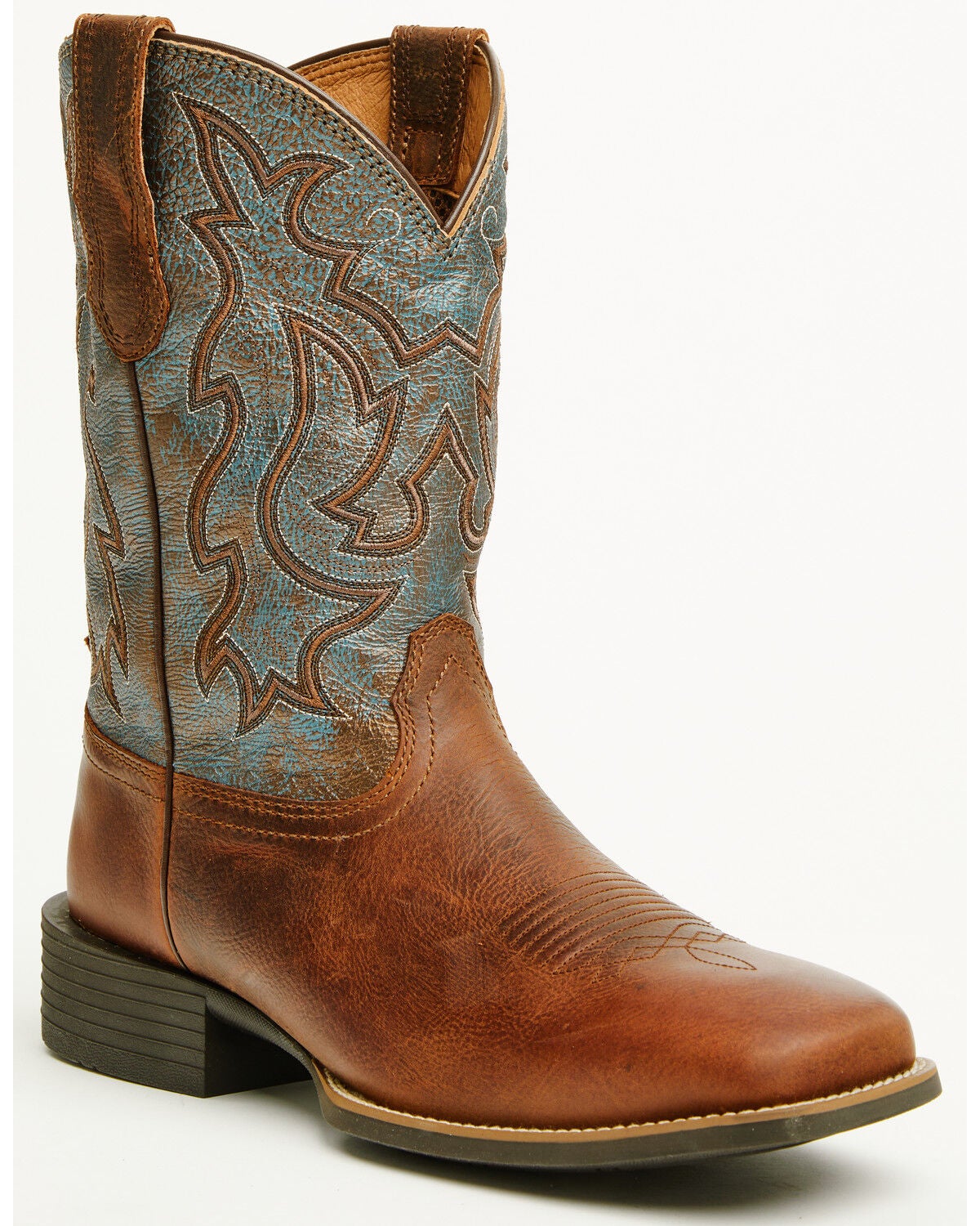 Image #1 - Cody James Men's Xero Gravity&trade;  Sideshow Western Performance Boots - Broad Square Toe, Brown, hi-res