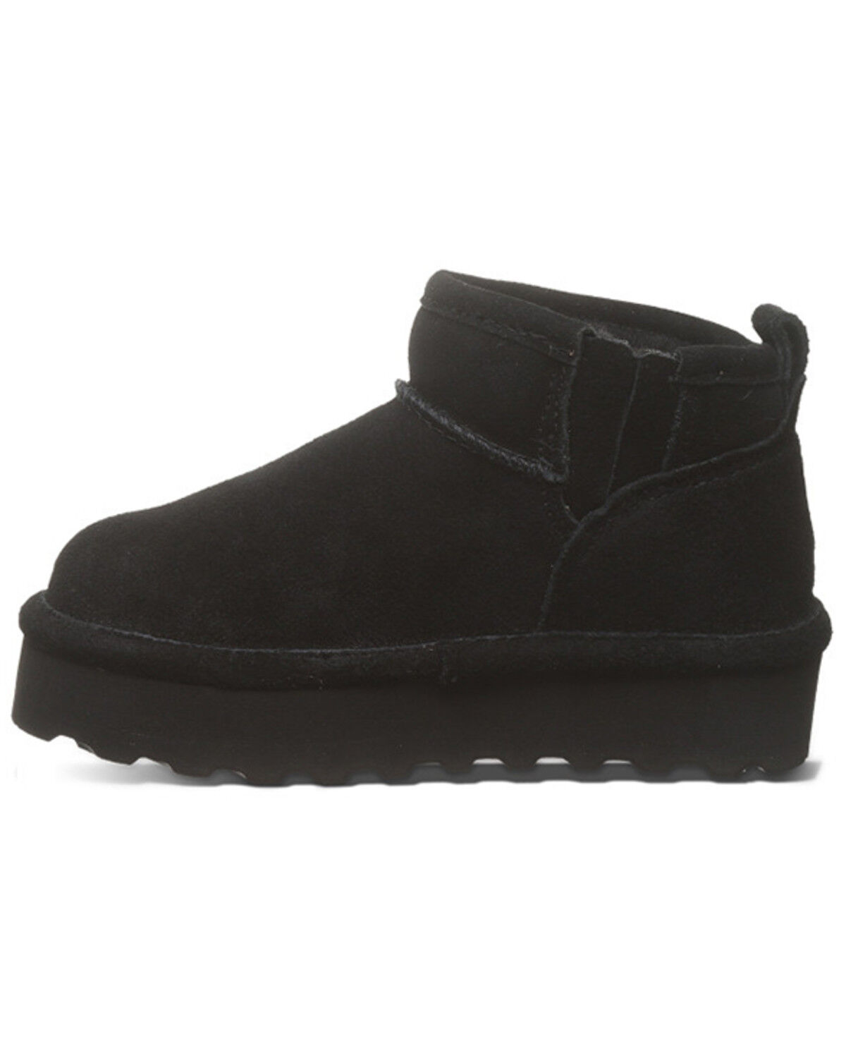 Image #3 - Bearpaw Girls' Retro Shorty Casual Boots, Black, hi-res