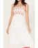 Image #3 - Yura Women's Sleeveless Embroidered Midi Dress, White, hi-res