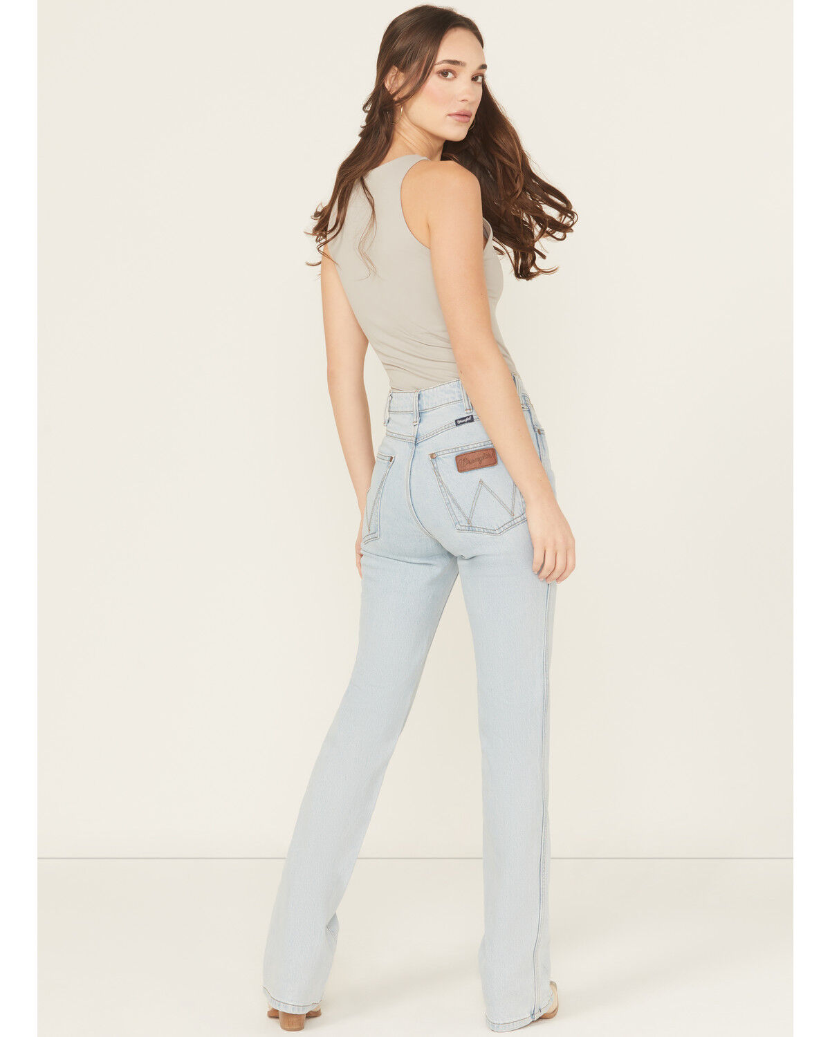 Image #3 - Wrangler Retro Women's Lila Light Wash High Rise Bootcut Stretch Denim Jeans, Light Wash, hi-res
