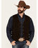 Image #1 - Cody James Men's Angus 2.0 Suede Snap Vest, Brown, hi-res