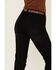 Grace in LA Women's Embroidered Cheetah Print Black Skinny Jeans, Blue, hi-res