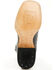 Image #7 - Tanner Mark Women's Mendocino Tooled Western Boots - Broad Square Toe, Black, hi-res