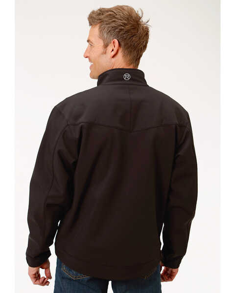 Image #3 - Roper Men's Concealed Carry Softshell Jacket, Black, hi-res