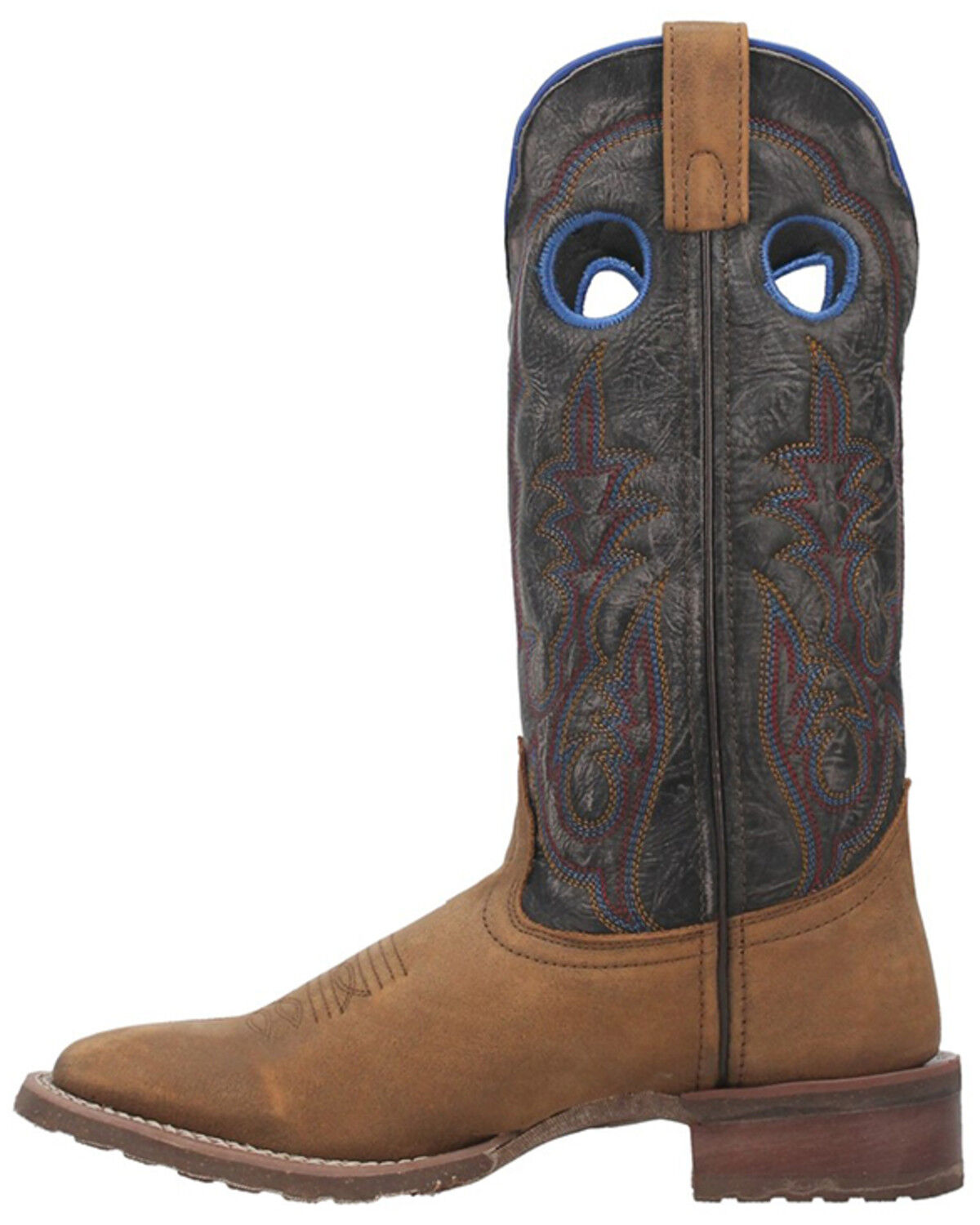Image #3 - Laredo Men's Isaac Distressed Western Boots - Broad Square Toe, , hi-res