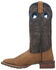Image #3 - Laredo Men's Isaac Distressed Western Boots - Broad Square Toe, Distressed Brown, hi-res