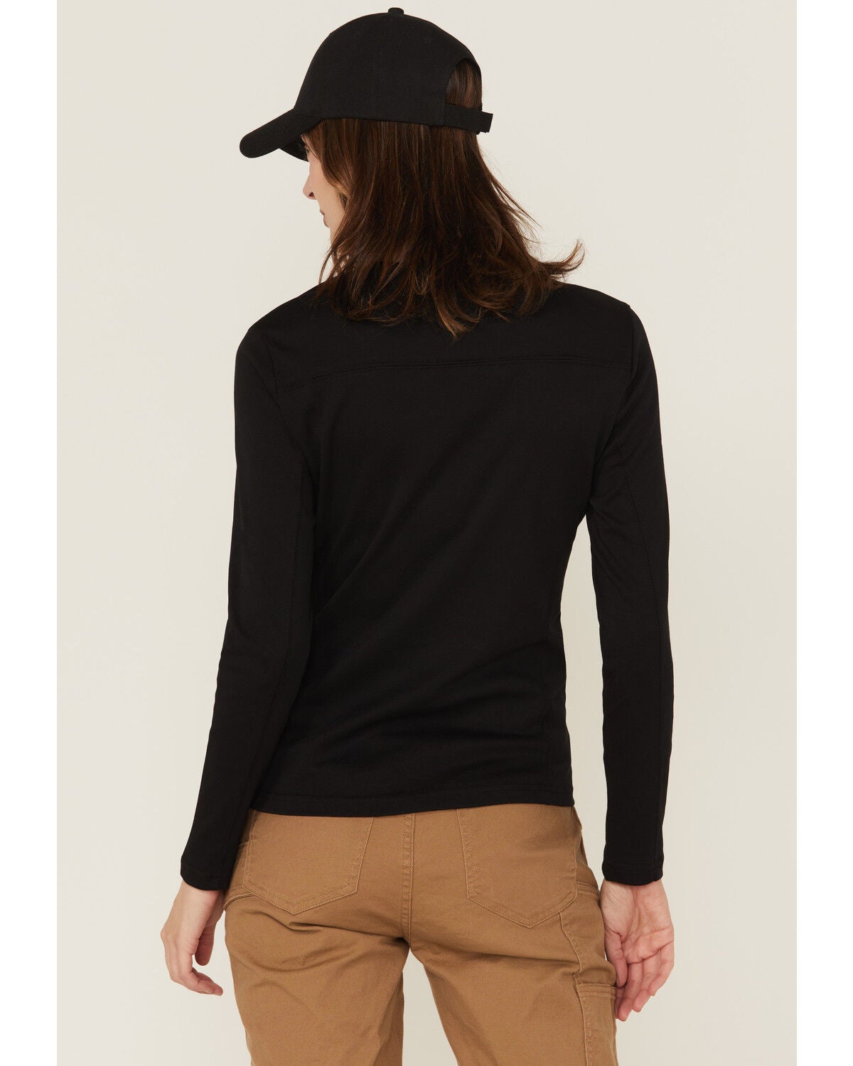 Image #4 - Forge Workwear Women's FR Long Sleeve Work Shirt, Black, hi-res