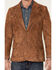 Cody James Men's Leather Blazer , Brown, hi-res