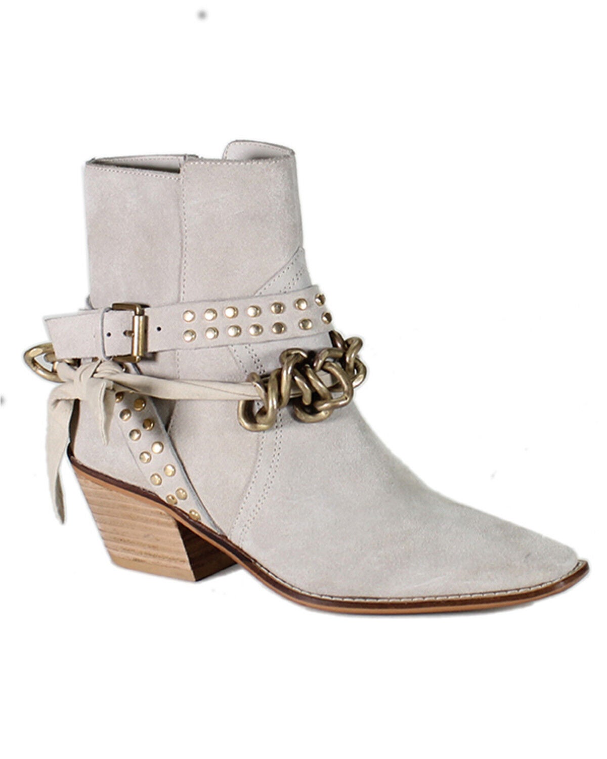Diba True Women's Paper Lily Western Booties - Square Toe, Sand, hi-res