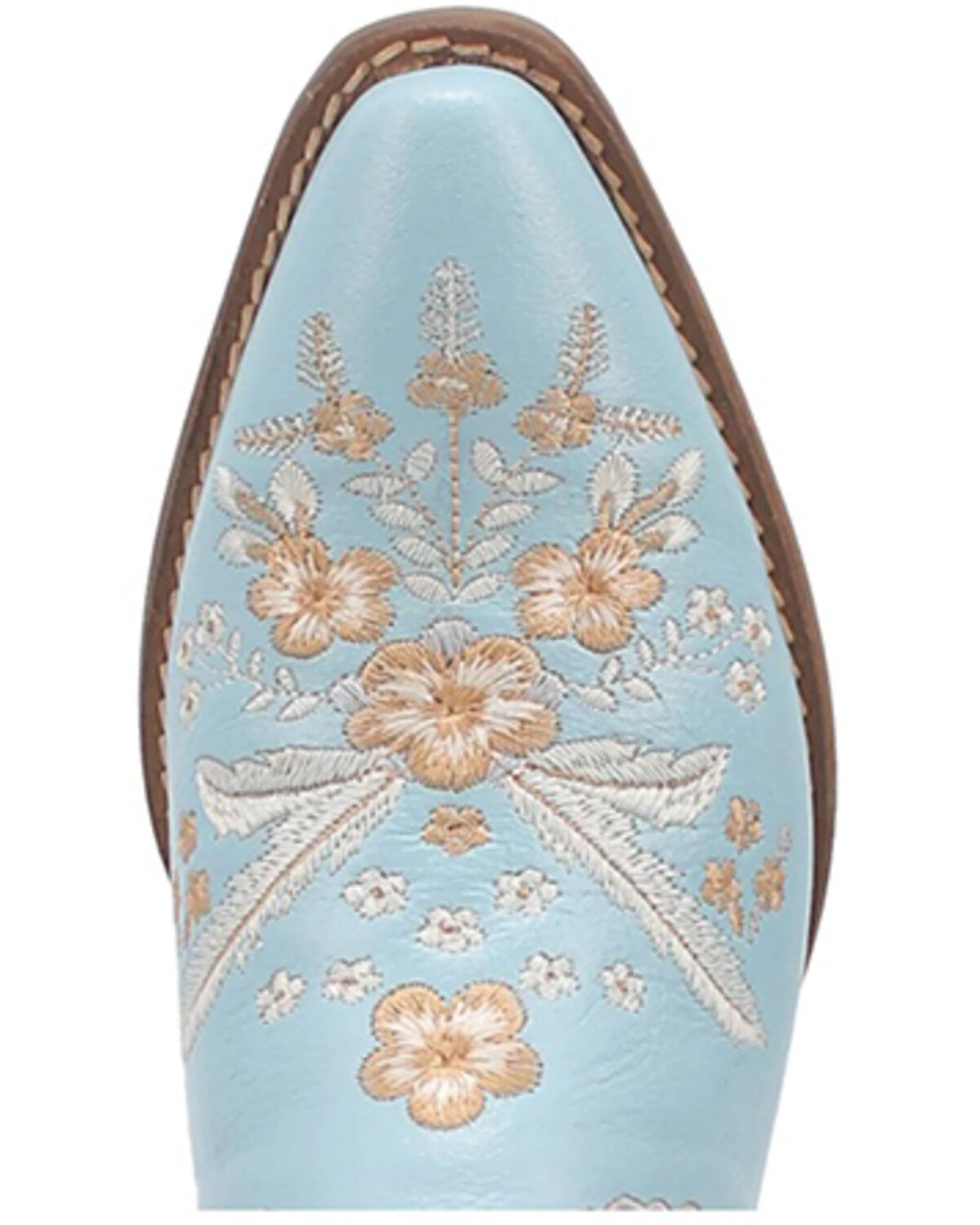Image #6 - Laredo Women's Wildflower Mules - Snip Toe, Blue, hi-res