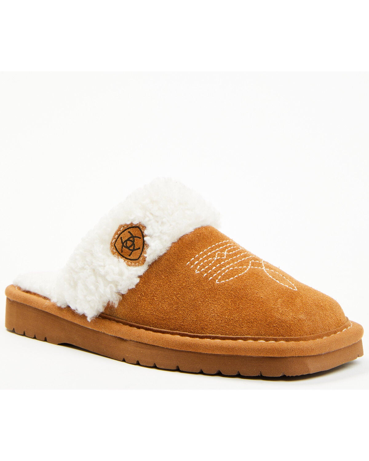 Ariat Women's Jackie Slippers, Chestnut, hi-res